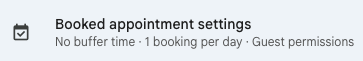 Booking one lunch at a time